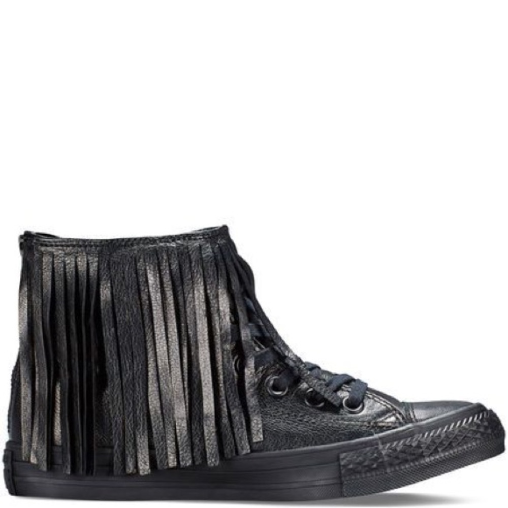 Chuck Taylor All Star Fringe Leather High Tops